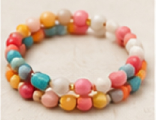 Perles colorées